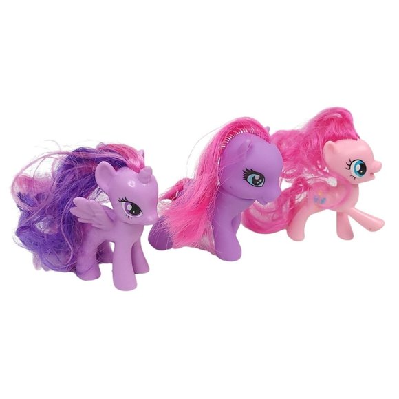Hasbro My Little Pony Mini Figures Toys Unicorns Wings Lot Of 9 - Picture 7 of 11